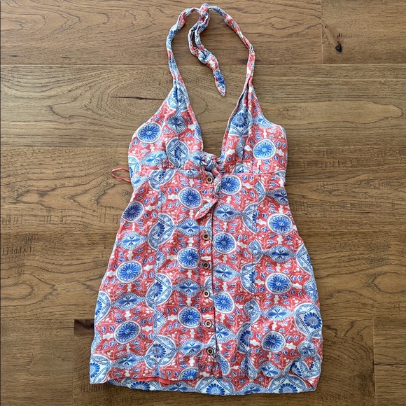 Anthropologie Maeve Halter Mini Dress Medium - Picture 4 of 5